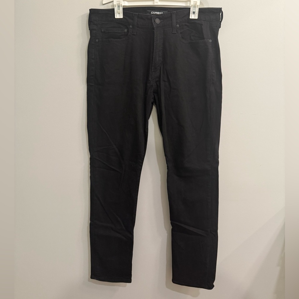 Express - Stretch Slim Jeans - Black - 34x34
